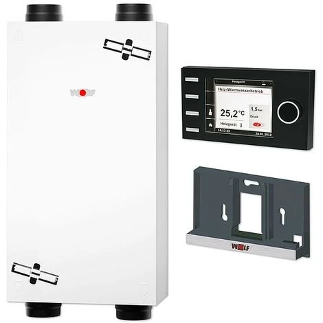 WOLF Paket CWL-F-150 EXCELLENT Mit Vorheizregister Inkl. Bedienmodul BM-2 Und Wandsockel - Mit Wärmerückgewinnung 1 WOLF Paket CWL-F-150 EXCELLENT Mit Vorheizregister Inkl. Bedienmodul BM-2 Und Wandsockel - Mit Wärmerückgewinnung