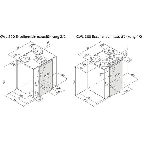 WOLF Paket CWL-300 EXCELLENT Inkl. Bedienmodul BM-2 Und Wandsockel - Mit Wärmerückgewinnung 2 WOLF Paket CWL-300 EXCELLENT Inkl. Bedienmodul BM-2 Und Wandsockel - Mit Wärmerückgewinnung – Bild 2