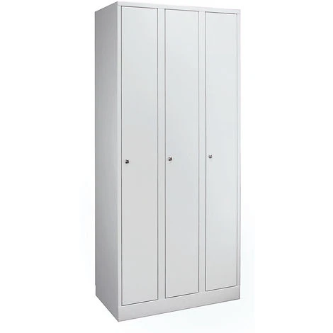 Wolf Garderobenschrank In Komfort-Größe - 3 Abteile, Abteilbreite 300 Mm, 4 Wolf Garderobenschrank In Komfort-Größe - 3 Abteile, Abteilbreite 300 Mm, – Bild 4