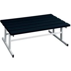 Wolf Garderobenbank - Sitzfläche Beidseitig - Lichtgrau, 1000 Mm Länge Bank Bank -WOLF Geschäft 15627912 4