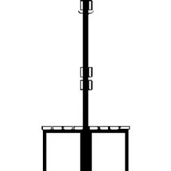 Wolf Garderobenbank, Zweiseitig - Länge 1000 Mm, Buchenleisten - 2 X 4 -WOLF Geschäft 15628883 5