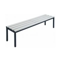 Wolf Garderobenbank Ohne Lehne - PVC-Leisten, Grau - Länge 1500 Mm Bank Bank Aus