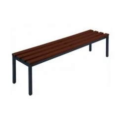 Wolf Garderobenbank Ohne Lehne - PVC-Leisten, Braun - Länge 1500 Mm Bank Bank
