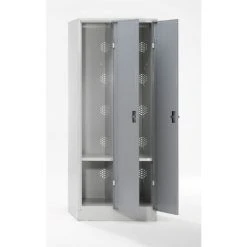 Wolf Garderobenschrank - Mit Schuhfach Und Ablagefläche - Lichtgrau / Lichtblau -WOLF Geschäft 15629793 5