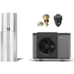 WOLF Wärmepumpen-Center-Paket CHC-Monoblock 07/200 Inklusive CHA07/400V, Warmwasserspeicher, Bedienmodul + Zubehör - 9146835W02