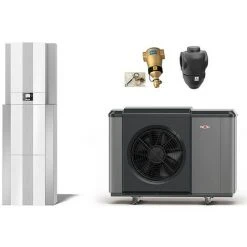 WOLF Wärmepumpen-Center-Paket CHC-Monoblock 07/200-35 Inklusive CHA07/400V, Warmwasserspeicher, Reihenpufferspeicher, Bedienmodul + Zubehör - 9146838W02