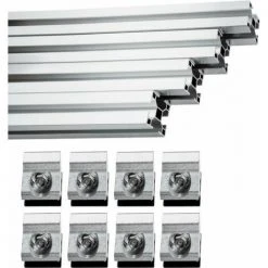 WOLF Montageschienen Aluplus 4 Er Set, Hochkant