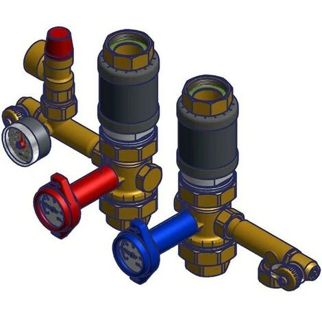 WOLF Anschlussgruppe Heizkreis, Ohne Pumpe, 2070434 1 WOLF Anschlussgruppe Heizkreis, Ohne Pumpe, 2070434