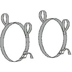 WOLF Tragegurtset Aus 2 Spanngurten Mit Jeweils Zwei Trageschlaufen