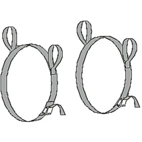 WOLF Tragegurtset Aus 2 Spanngurten Mit Jeweils Zwei Trageschlaufen 1 WOLF Tragegurtset Aus 2 Spanngurten Mit Jeweils Zwei Trageschlaufen