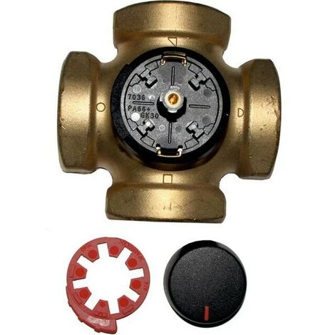 WOLF Vierwegemischer 4MG/DN32 Kvs 16 Aus Messing 1 WOLF Vierwegemischer 4MG/DN32 Kvs 16 Aus Messing