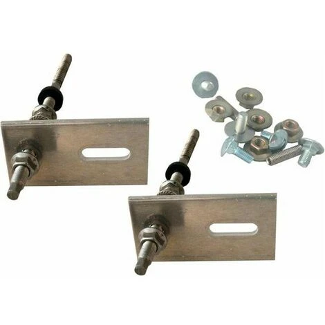 WOLF Stockschrauben-Set (2 St) Alu+ Für Well-/Blechdach, 2483491 1 WOLF Stockschrauben-Set (2 St) Alu+ Für Well-/Blechdach, 2483491