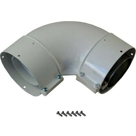 WOLF Abgasrohrbogen DN63/96 90Gr Weiß Anschluss F. Heizthermen, 2600403 1 WOLF Abgasrohrbogen DN63/96 90Gr Weiß Anschluss F. Heizthermen, 2600403