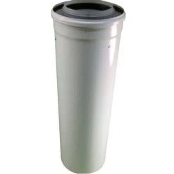 WOLF Luft-/Abgasrohr DN100/150 L:500 Weiß, 2651104