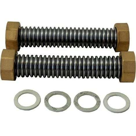 WOLF Edelstahl-Wellschlauchset 127mm F. Niedertemperaturkreis, 2070733 1 WOLF Edelstahl-Wellschlauchset 127mm F. Niedertemperaturkreis, 2070733