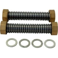 WOLF Edelstahl-Wellschlauchset 105mm F. Hochtemperaturkreis, 2070734