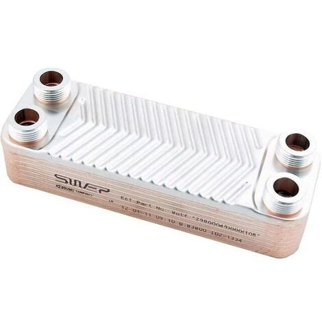 WOLF Warmwasserwärmetauscher Für CGB-40/35, 2980049 1 WOLF Warmwasserwärmetauscher Für CGB-40/35, 2980049