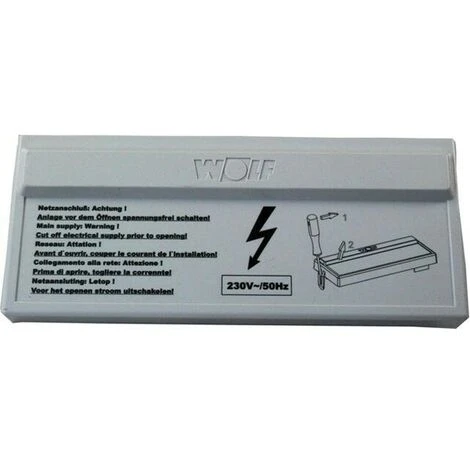 WOLF ET Anschlusskasten Klemmkastendeck PG15 1 WOLF ET Anschlusskasten Klemmkastendeck PG15