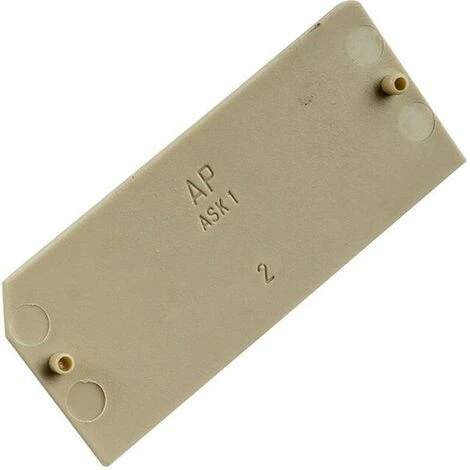 WOLF ET Abschlussplatte Sicherungsklemme Für MGK-2 1 WOLF ET Abschlussplatte Sicherungsklemme Für MGK-2