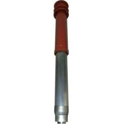 WOLF Luft-/Abgasrohr Für Senkrechte Dachdurchführung Rotbraun