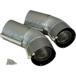 WOLF Bogen 45 Grad F.Luft-/Abgasrohr, 2 St., Zubeh. F.GG-EK