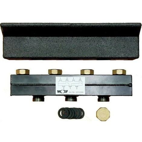 WOLF Verteilerbalken 2 Heiz- Bzw. Mischerkreise, 2012066 1 WOLF Verteilerbalken 2 Heiz- Bzw. Mischerkreise, 2012066