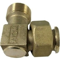 WOLF Fitting Winkelstück 3/4"AG - 3/4"M, Für CSK, 2070278