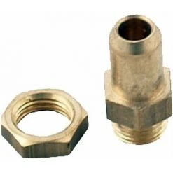 WOLF Prüfnippel R 1/8 M. Mutter Abgas 2425046