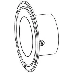 WOLF Eintrittsanschluss Rauchrohr- Stutzen DN130, Für CSK, 2651094