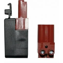 WOLF Stecker/Buchsen-Teil 2-polig Braun, 2794015