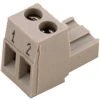 WOLF Gegenstecker Grau 2-polig 2794061