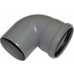 WOLF Ansaugrohr Gebogen DN110 87Gr Für Pellevent-m, Aus PP, 2800637