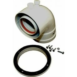 WOLF Geräteanschluss-Bogen DN 60/100 90Grad, 2651237