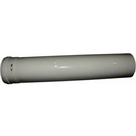 WOLF LAS-Luft-/Abgasrohr DN 60/100, Gerade 500mm, 2651238 1 WOLF LAS-Luft-/Abgasrohr DN 60/100, Gerade 500mm, 2651238