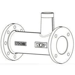 WOLF Anschlussrohr DN 100 Für MGK-2 800-1000