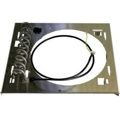 WOLF Grundplatte Für Außenwandhaube Edelstahl, Für CWL-D-70