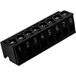 WOLF Steckklemme Schrauba. Für RM5 8-polig Sw