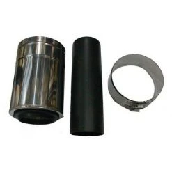 WOLF Mündungsstück D= 125/80, Edelstahl/PP 290mm, 2651799