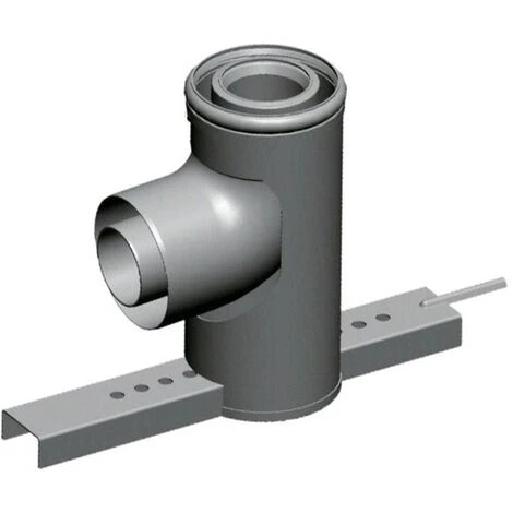 WOLF Stützbogen D= 125/80, Konzentrisch, Weiß, 2651800 1 WOLF Stützbogen D= 125/80, Konzentrisch, Weiß, 2651800