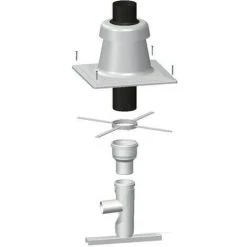 WOLF Grundbausatz DN80/125 Für Mehrfachbelegung, Raumluftunabh.