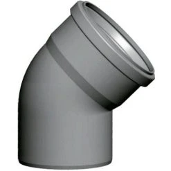 WOLF Abgasrohrbogen DN60 45Gr Aus Polypropylen