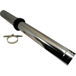 WOLF Dachdurchführung DN60/100 L:1000mm Für Fassadensystem, Aus Edelstahl/PP