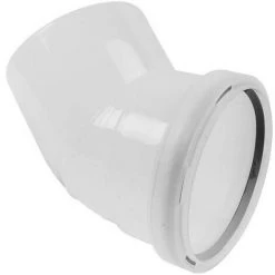 WOLF Abgasrohrbogen DN200 45Gr Aus Polypropylen