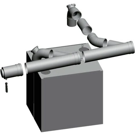 WOLF Grundbausatz MGK Twin DN 200/250 Raumlufabhängig 1 WOLF Grundbausatz MGK Twin DN 200/250 Raumlufabhängig