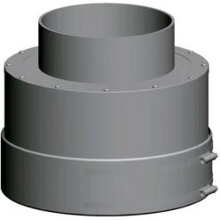 WOLF Mündungsabschluss DN 200/300, Edelstahl/PP 250mm, 2651394