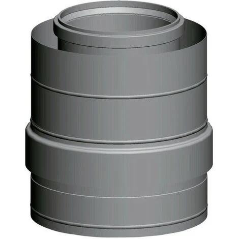 WOLF Zuluftstutzen DN 250/350, Edelstahl/PP 250mm, 2651420 1 WOLF Zuluftstutzen DN 250/350, Edelstahl/PP 250mm, 2651420