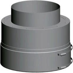 WOLF Mündungsabschluss DN 250/350, Edelstahl/PP 250mm, 2651422