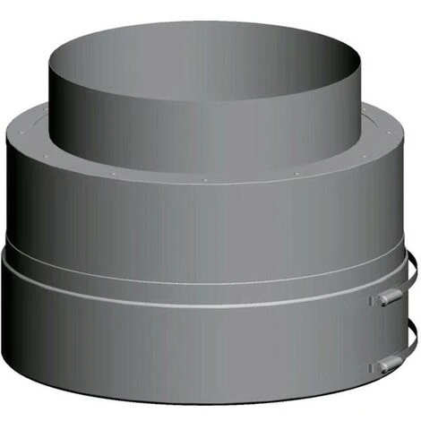 WOLF Mündungsabschluss DN 315/400, Edelstahl/PP 250mm, 2651444 1 WOLF Mündungsabschluss DN 315/400, Edelstahl/PP 250mm, 2651444