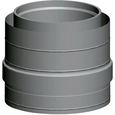 WOLF Zuluftstutzen DN 315/400, Edelstahl/PP 250mm, 2651446 1 WOLF Zuluftstutzen DN 315/400, Edelstahl/PP 250mm, 2651446