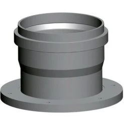 WOLF Zuluft-Anschlussstück DN 160 PP Für MGK, 2651327